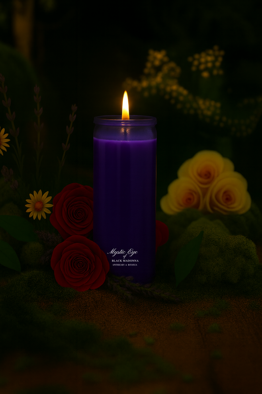 Purple 7 day Candle